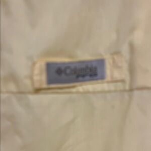 Columbia Light Yellow Button-Up Shirt Ladies L